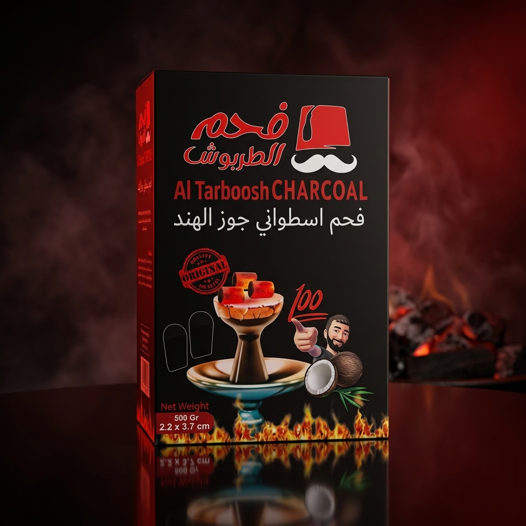 كرتونة فحم طربوش للمقاهي 10 كغم